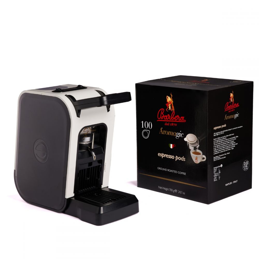 Macchina a cialde + Cialde Caffè 100 pz. - Caffè Barbera Shop