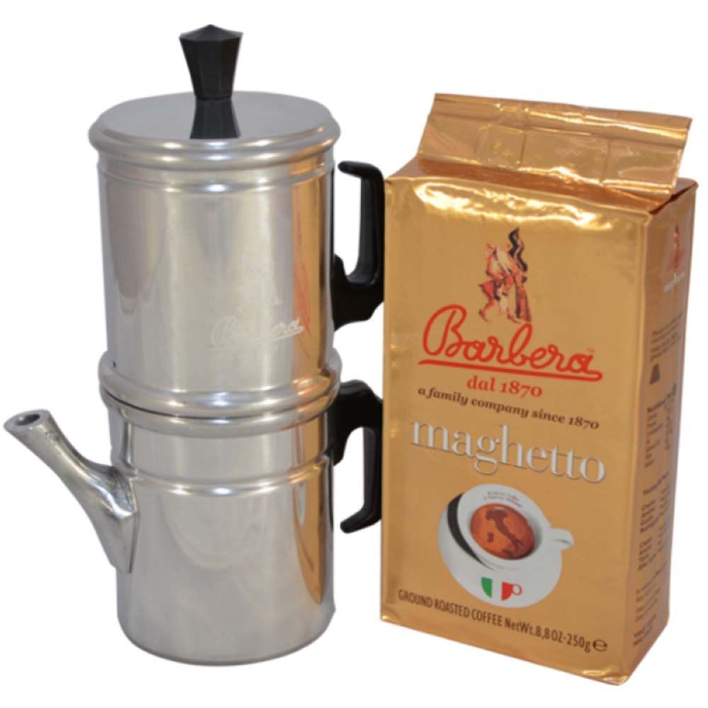 Moka Napoletana + Barbera Caffè 250gr macinato