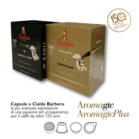 MACCHINA DA CAFFÈ FROG CON PORTA ACCESSORI + 50 CIALDE AROMAGIC - Caffè  Barbera Shop