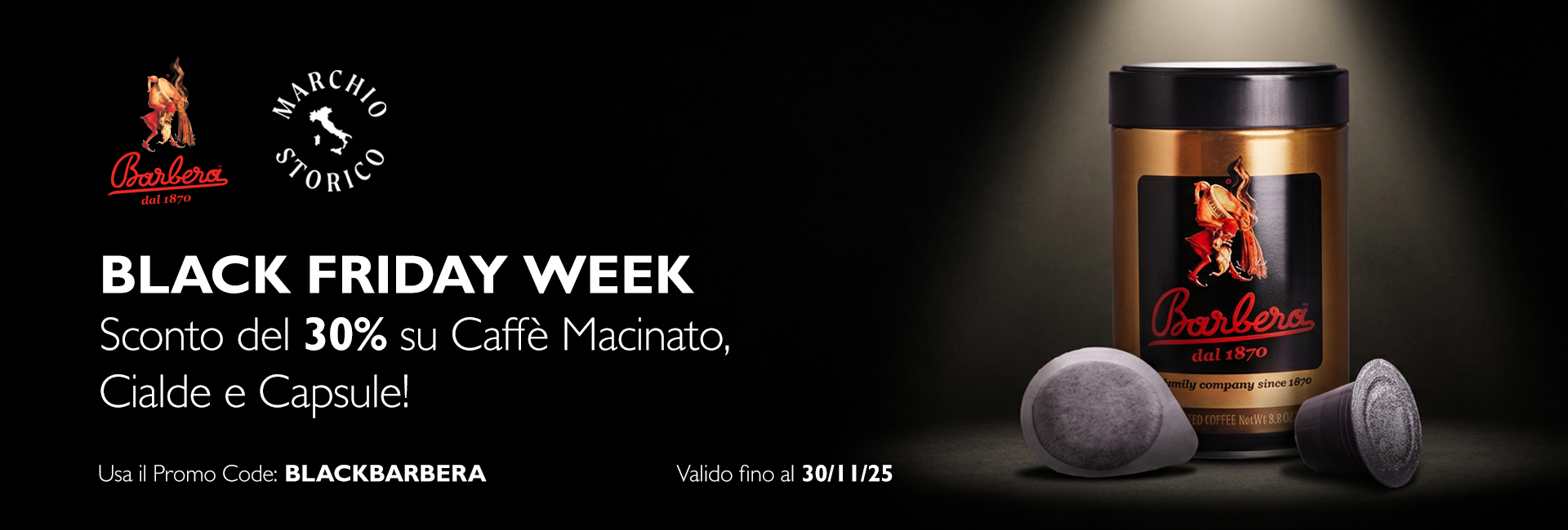 Caffe macinato Barbera