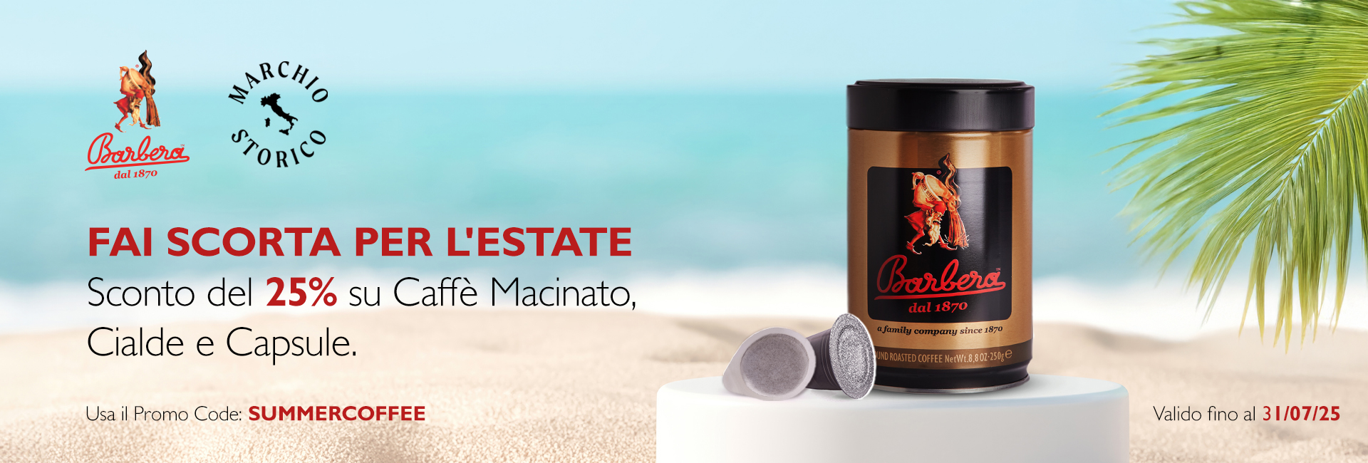 Caffe macinato Barbera
