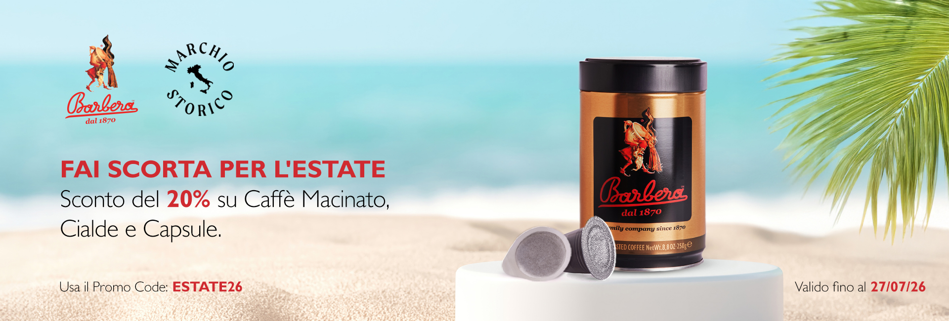 Caffe macinato Barbera