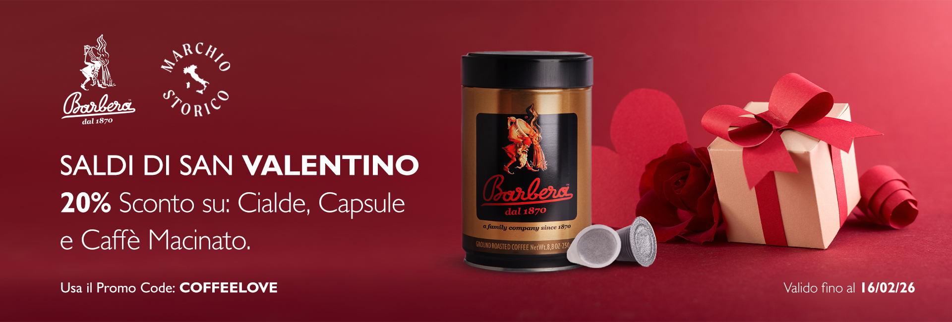 Caffe macinato Barbera